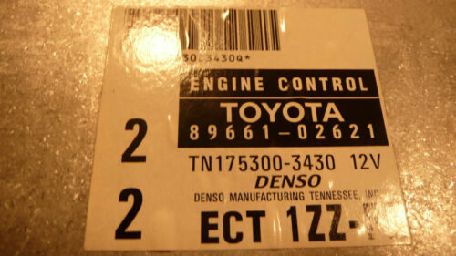 TY1-15 WARRANTY OEM 99 00 Corolla Engine Control Computer Brain AT ECM ECU EBX