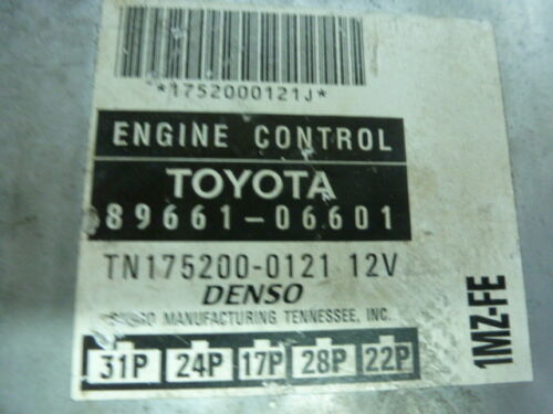 NY128-15 OEM WARRANTY 98 CAMRY 6CYL LEXUS ES300 ENGINE CONTROL BRAIN ECM ECU EBX