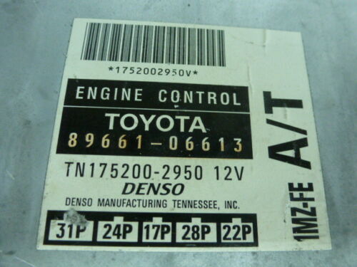 NY128-19 OEM WARRANTY 1998 CAMRY 6CYL LEXUS ES300 ENGINE CONTROL BRAIN ECM ECU