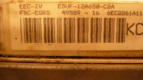FD10-1 WARRANTY 85 Ford F-150 Pickup Ford Van 5.0 Engine Computer AT ECM ECU EBX