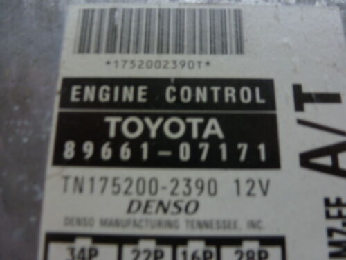 NY166-1 OEM WARRANTY 98 TOYOTA AVALON ENGINE CONTROL COMPUTER BRAIN EBX ECM ECU