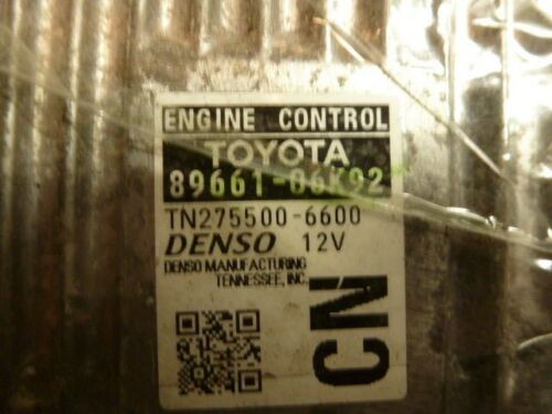 NY269-23 OEM WARRANTY 2012 2013 CAMRY ENGINE CONTROL COMPUTER BRAIN ECM ECU