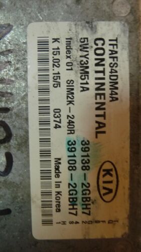 NY423-1 OEM WARRANTY 2015 KIA OPTIMA ENGINE CONTROL COMPUTER MODULE ECM ECU EBX