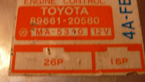 1 Year Warranty* 1990 90 Toyota Celica Engine Control Computer Brain ECU ECM EBX