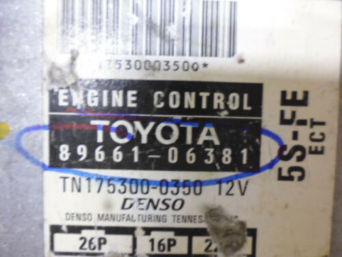 NY568-1 OEM WARRANTY 1997 TOYOTA CAMRY ENGINE CONTROL MODULE ECM ECU