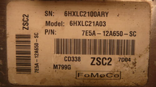 NY537-5 OEM PROGRAMMED 2007 FUSION MILAN ENGINE COMPUTER CONTROL MODULE ECM ECU