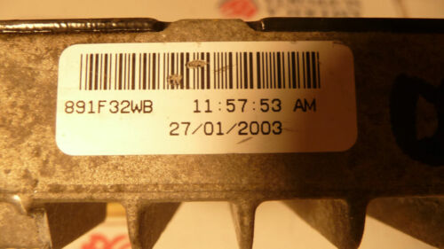 NC120-10 WARRANTY OEM 03 Dodge Durango 4.7 Engine Control Computer Brain ECM ECU