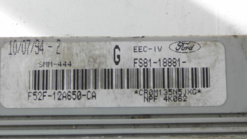 274-14 WARRANTY 1995 Probe 2.0 Engine Control Computer Brain ECM ECU EBX