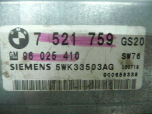 NY594-8 OEM WARRANTY 2002 BMW 325I TRANSMISSION CONTROL MODULE TCM TCU
