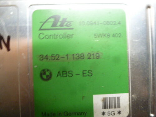 NY351-25 OEM WARRANTY 92-96 BMW 318I 320I 325I ANTILOCK BRAKE SYSTEM CONTROL ABS