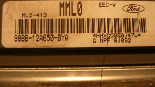 333-15 WARRANTY OEM 98 99 Contour Mystique 2.0 Engine Computer AT ECM ECU EBX