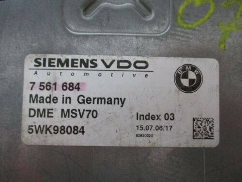 NY647-11 OEM WARRANTY 2006 2007 BMW 325I 525I 3.0L ENGINE CONTROL MODULE ECM ECU