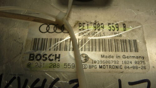 NY463-17 OEM WARRANTY 2005 AUDI A4 ENGINE CONTROL COMPUTER MODULE ECM ECU