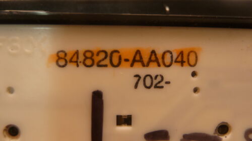 A262-1 OEM WARRANTY 2002-2005 TOYOTA CAMRY DRIVER'S LEFT MASTER WINDOW SWITCH