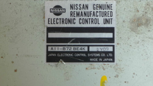 294-4 WARRANTY 1989 1990 Sentra 1.6 Engine Control Computer Brain ECM ECU EBX