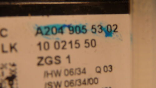 A265-33 OEM WARRANTY 10-16 MERCEDES E CLASS DRIVER'S LEFT MASTER WINDOW SWITCH