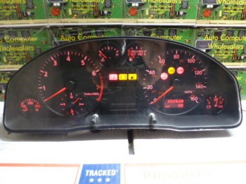 S1554 OEM WARRANTY 1999 AUDI A4 INSTRUMENT CLUSTER SPEEDOMETER 202,608