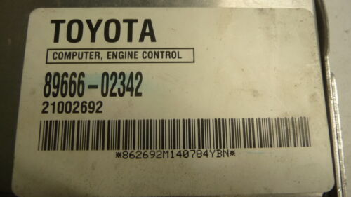NY442-9 OEM WARRANTY 2003 2004 TOYOTA MATRIX ENGINE CONTROL COMPUTER MODULE ECM