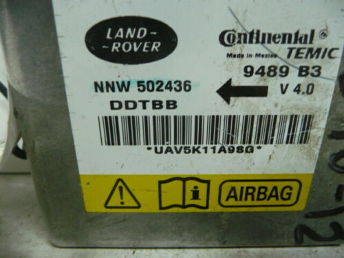 NY590-12 OEM WARRANTY 2005-2009 LAND ROVER LR3 RANGE ROVER SPORT SRS MODULE