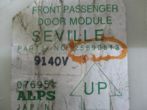 NY610-21 OEM WARRANTY 98 99 00 CADILLAC SEVILLE MULTIFUNCTION CONTROL MODULE