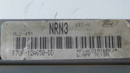 276-2 WARRANTY 1997 Ford Van E150 4.2 Engine Control Computer Brain ECM ECU EBX