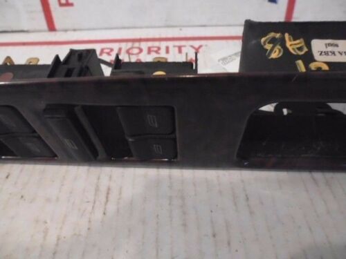 HS26-1 WARRANTY 2000 01 02 AUDI A8 WOOD GRAIN DOOR DRIVERS MASTER WINDOW SWITCH