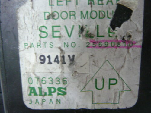 NY591-15 OEM WARRANTY 1998-2004 CADILLAC SEVILLE MULTIFUNCTION CONTROL MODULE