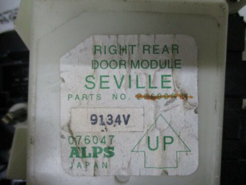 NY610-22 OEM WARRANTY 1998-2004 CADILLAC SEVILLE MULTIFUNCTION CONTROL MODULE