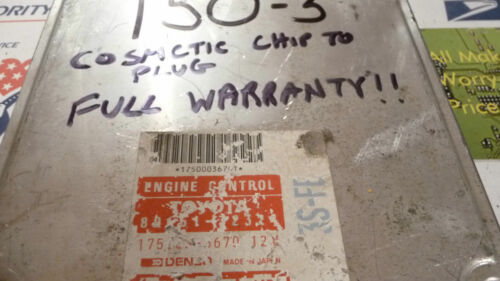 NC150-3 OEM WARRANTY 1990 90 Camry Engine Control Computer Brain ECM ECU EBX