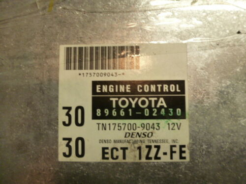 NY273-4 OEM WARRANTY 1998 TOYOTA COROLLA PRIZM ENGINE CONTROL COMPUTER ECM ECU
