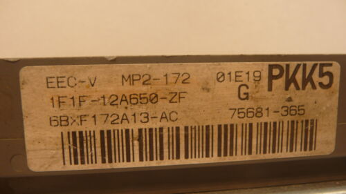 NY534-10 OEM PROGRAMMED 01 TAURUS ENGINE COMPUTER CONTROL MODULE MP2-172 ECM ECU