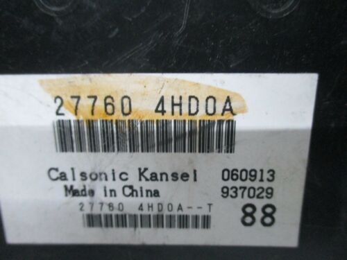 NY610-10 OEM WARRANTY 2014 2015 INFINITI Q50 TEMPERATURE CONTROL MODULE