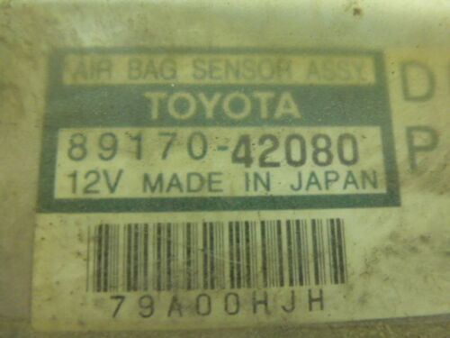 NY195-5 OEM WARRANTY 01 02 03 RAV4 AIR BAG CONTROL COMPUTER MODULE