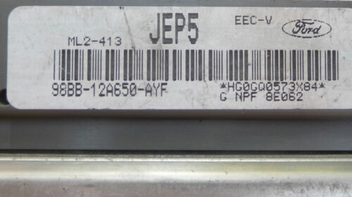 289-13 WARRANTY 1998 Contour Mystique Engine Control Computer Brain ECM ECU EBX