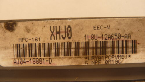 NY536-20 OEM PROGRAMMED 01 02 ESCAPE TRIBUTE ENGINE COMPUTER CONTROL MPC-161 ECU