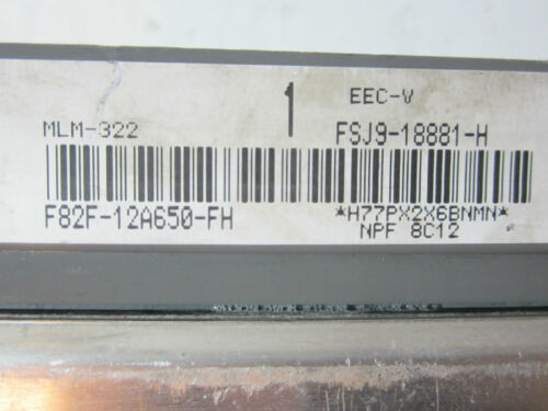 279-6 WARRANTY 1998 Mazda 626 Engine Control Computer Brain ECM ECU EBX