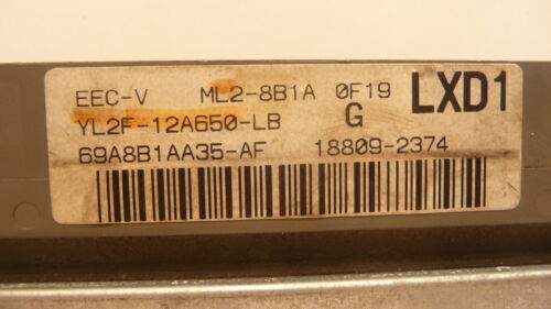 NY532-16 OEM PROGRAMMED 00 01 EXPLORER MOUNTAINEER ENGINE COMPUTER ML2-8B1A ECU