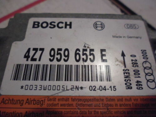 BC4-7 WARRANTY OEM 2002 02 Audi A6 SRS Airbag Control Computer Module Unit
