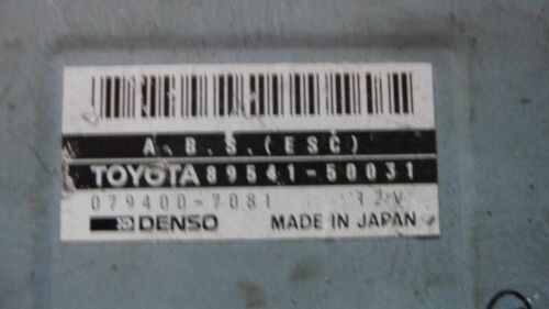1990 1991 1992 Lexus ABS Brain Computer ECM ECU EBX 6 Month Warranty! A.B.S.