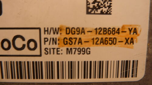 NY539-4 OEM WARRANTY 14 15 16 FORD FUSION ENGINE COMPUTER CONTROL ECM ECU