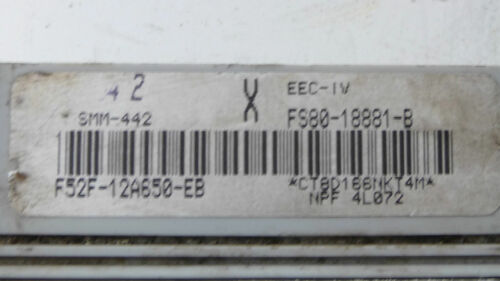 274-11 WARRANTY 1995 Mazda 626 MX-6 Engine Control Computer Brain ECM ECU EBX