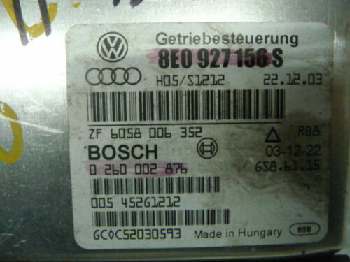 NY596-11 OEM WARRANTY 2003 2004 AUDI A4 TRANSMISSION CONTROL MODULE TCM TCU