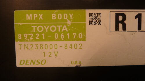 NY557-4 OEM WARRANTY 2012 TOYOTA CAMRY MULTIPLEX NETWORK UNIT MODULE