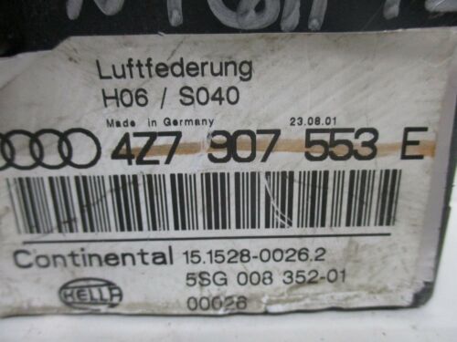 NY611-12 OEM WARRANTY 2002-2004 AUDI ALLROAD SUSPENSION LEVELING CONTROL MODULE