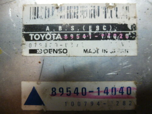 NY352-11 OEM WARRANTY 89-93 SUPRA ANTI LOCK BRAKE SYSTEM CONTROL COMPUTER MODULE