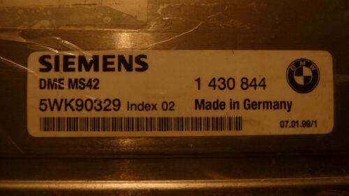 NC72-5 WARRANTY OEM 1997 523i E39 Engine Control Computer Brain ECM ECU EBX