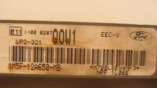 NY534-3 OEM PROGRAMMED 01 02 FORD FOCUS ENGINE COMPUTER CONTROL LP2-321 ECM ECU