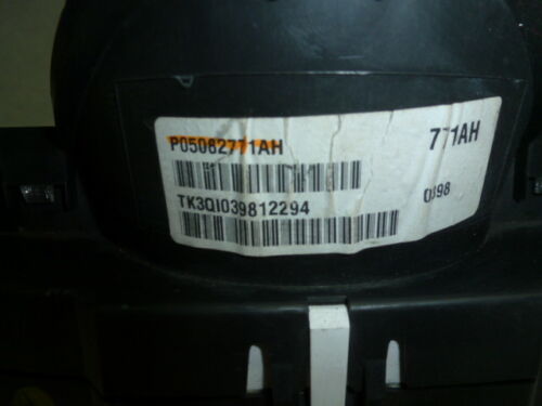 SM352 OEM WARRANTY 2008 TOWN & COUNTRY CARAVAN Instrument Cluster Speedometer