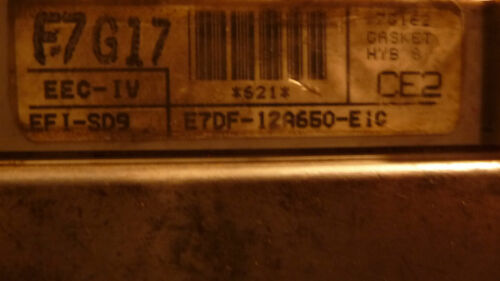 FD19-8 WARRANTY OEM 87 88 89 90 Sable Mercury Ford 3.0 Engine Computer ECM ECU