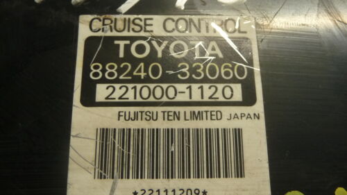 NY460-7 OEM WARRANTY 1994 1995 TOYOTA CAMRY ES300 CRUISE CONTROL COMPUTER MODULE
